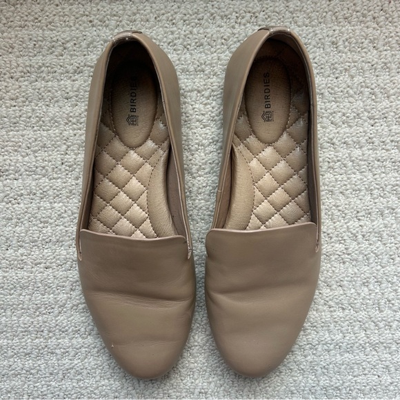 Birdies The Starling Loafers in Taupe Leather Size 7.5 - Picture 1 of 14